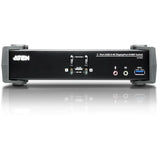 ATEN ATEN 2-Port USB 3.0 4K DisplayPort KVMP Switch-TAA Compliant - 2 Computer(s) - 1 Local User(s) - 4096 x 2160 - 6 x USB - 3 x DisplayPort - CS1922