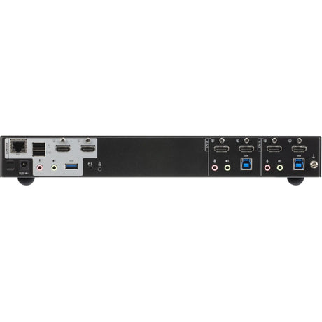 ATEN ATEN 2-Port USB 3.0 4K HDMI Dual Display KVMP Switch - 2 Computer(s) - 2 Local User(s) - 4096 x 2160 - 1 x Network (RJ-45) - 6 x USB - 6 x HDMI - CS1842