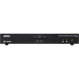 ATEN ATEN 2-Port USB 3.0 4K HDMI Dual Display KVMP Switch - 2 Computer(s) - 2 Local User(s) - 4096 x 2160 - 1 x Network (RJ-45) - 6 x USB - 6 x HDMI - CS1842