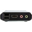 ATEN ATEN 2-Port USB 4K DCI HDMI Cable KVM Switch with Remote Port Selector - 2 Computer(s) - 4096 x 2160 - 5 x USB - 3 x HDMI - CS22H