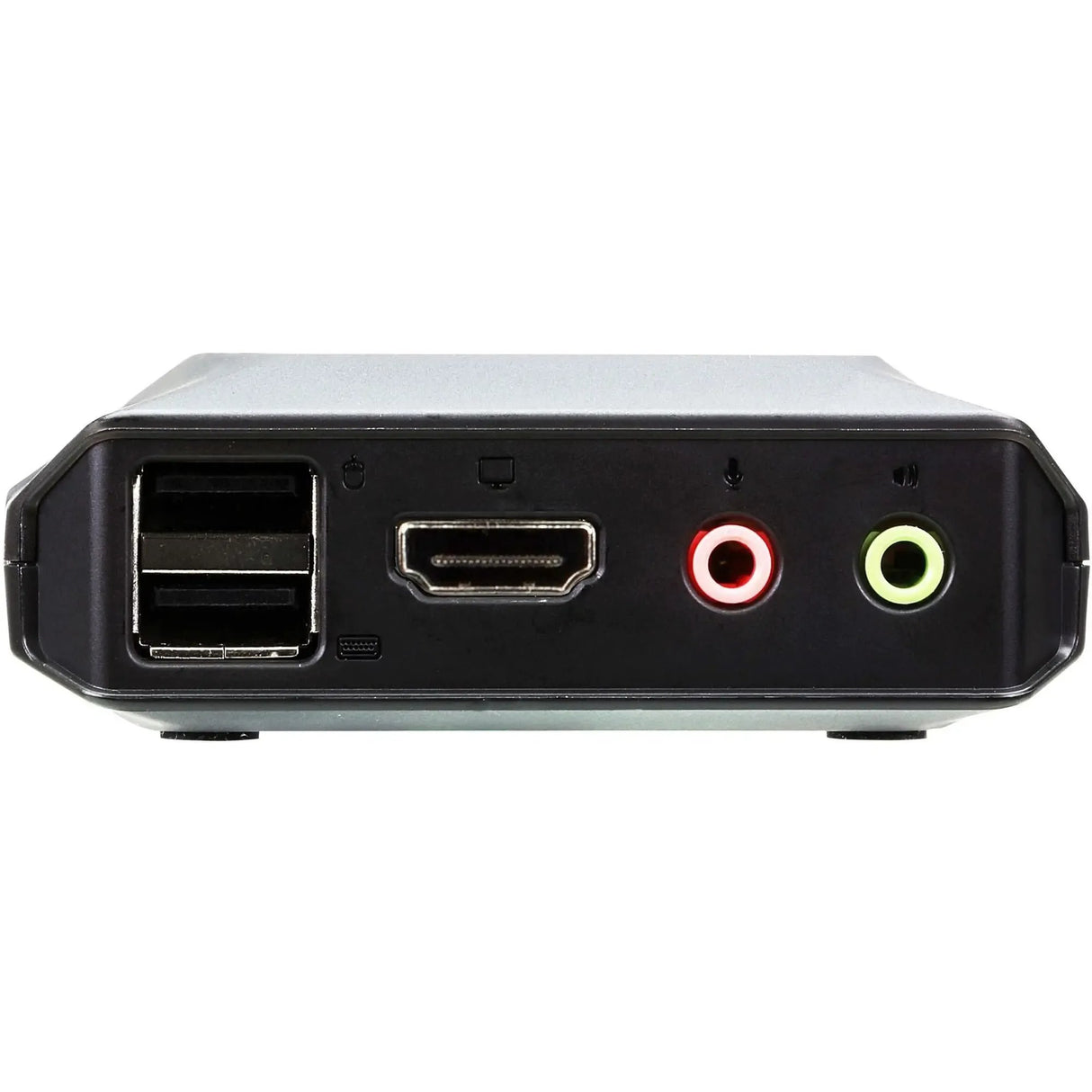 ATEN ATEN 2-Port USB 4K DCI HDMI Cable KVM Switch with Remote Port Selector - 2 Computer(s) - 4096 x 2160 - 5 x USB - 3 x HDMI - CS22H