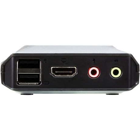 ATEN ATEN 2-Port USB 4K DCI HDMI Cable KVM Switch with Remote Port Selector - 2 Computer(s) - 4096 x 2160 - 5 x USB - 3 x HDMI - CS22H
