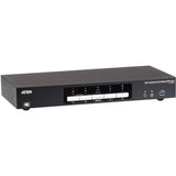 ATEN ATEN 4-Port USB 3.0 4K DisplayPort Dual Display KVMP Switch-TAA Compliant - 4 Computer(s) - 1 Local User(s) - 4096 x 2160 - 1 x Network (RJ-45) - 8 x USB - Desktop - 10 x DisplayPort - CS1944DP