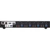 ATEN ATEN 4-Port USB 3.0 4K DisplayPort Dual Display KVMP Switch-TAA Compliant - 4 Computer(s) - 1 Local User(s) - 4096 x 2160 - 1 x Network (RJ-45) - 8 x USB - Desktop - 10 x DisplayPort - CS1944DP