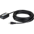 ATEN ATEN 5m USB 3.1 Gen1 Extender Cable - 16.40 ft USB Data Transfer Cable - First End: 1 x USB 3.1 Type A - Male - Second End: 1 x USB 3.1 Type A - Female - 5 Gbit/s - Extension Cable - 1 - UE350A