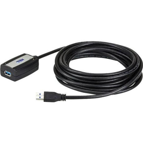 ATEN ATEN 5m USB 3.1 Gen1 Extender Cable - 16.40 ft USB Data Transfer Cable - First End: 1 x USB 3.1 Type A - Male - Second End: 1 x USB 3.1 Type A - Female - 5 Gbit/s - Extension Cable - 1 - UE350A