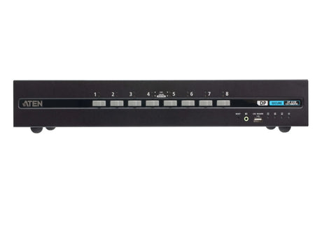 ATEN ATEN 8-Port USB DisplayPort Dual Display Secure KVM Switch with CAC (PSD PP v4.0 Compliant)