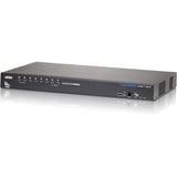 ATEN ATEN 8-Port USB HDMI KVM Switch-TAA Compliant - 8 Computer(s) - 1 Local User(s) - 1920 x 1200 - 1 x Network (RJ-45) - 12 x USB - 9 x HDMI - Rack-mountable - CS1798