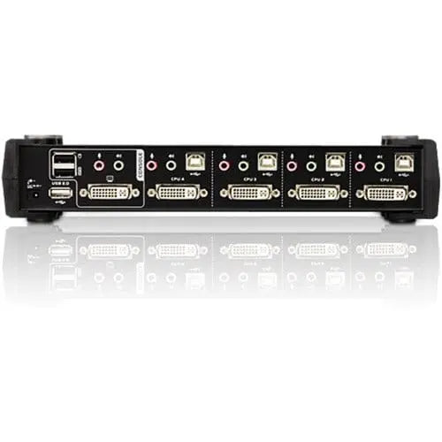 ATEN ATEN CubiQ CS1784A KVM Switch - 4 Computer(s) - WQXGA - 2560 x 1600 - 8 x USB - 5 x DVI - CS1784A