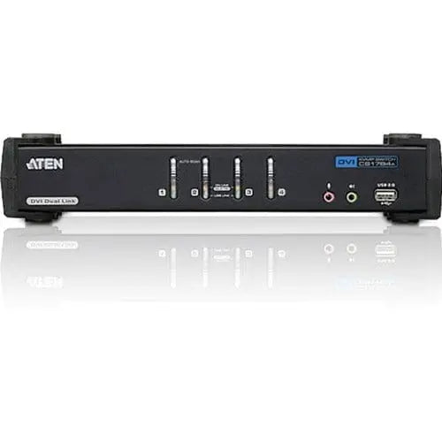 ATEN ATEN CubiQ CS1784A KVM Switch - 4 Computer(s) - WQXGA - 2560 x 1600 - 8 x USB - 5 x DVI - CS1784A