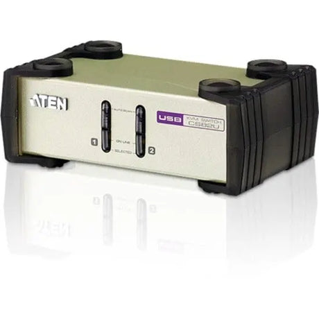 ATEN ATEN CubiQ KVM Switch - 2 Computer(s) - QXGA - 2048 x 1536 - 2 x PS/2 Port - 2 x USB1 x VGA - CS82U