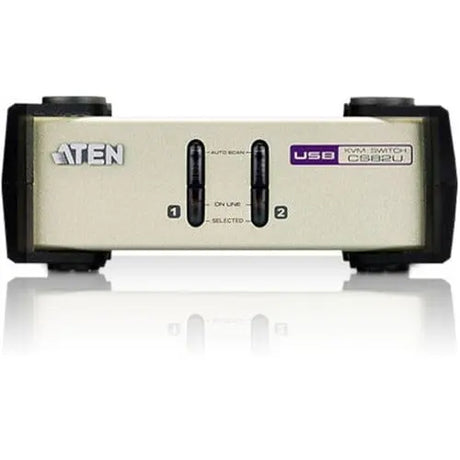 ATEN ATEN CubiQ KVM Switch - 2 Computer(s) - QXGA - 2048 x 1536 - 2 x PS/2 Port - 2 x USB1 x VGA - CS82U