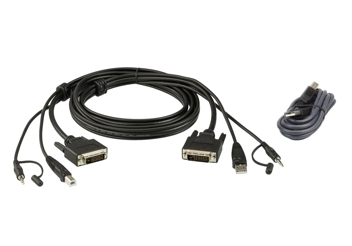 ATEN ATEN DVI-D Dual Link Secure KVM 1,8M USB DVI-D Dual Link - 2L7D02UDX2