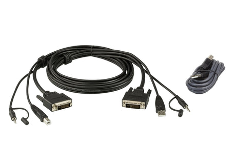 ATEN ATEN DVI-D Dual Link Secure KVM 1,8M USB DVI-D Dual Link - 2L7D02UDX2
