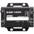 ATEN ATEN HDMI HDBaseT Receiver-TAA Compliant - 1 Output Device - 328.08 ft Range - 1 x Network (RJ-45) - 1 x HDMI Out - 4K - 4096 x 2160 - Twisted Pair - Category 6 - Rack-mountable - VE811R