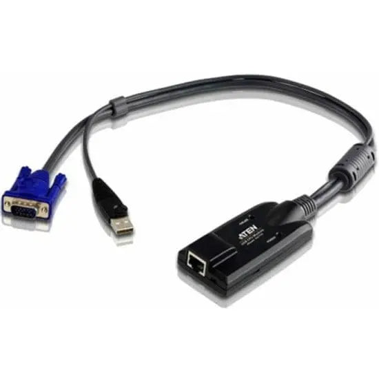 ATEN Aten KVM Adapter Cable - RJ-45 Female Network, Type A Male USB, HD-15 Male VGA - KA7170