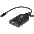 ATEN ATEN USB-C Virtual Media KVM Adapter KA7183 - 1 Computer(s) - 1920 x 1200 - 1 x Network (RJ-45) - 1 x USB - Rack-mountable