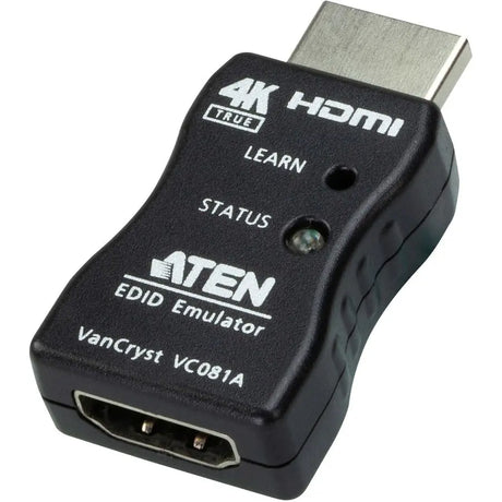 ATEN VanCryst True 4K HDMI EDID Emulator Adapter - Functions: Video Emulation - HDMI - 3840 x 2160 - External - VC081A