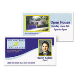 AVERY AVERY Clean Edge Business Cards, Laser, 2 x 3.5, White, 10 Cards/Sheet, 20 Sheets/Pack - 5871