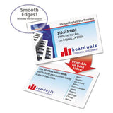 AVERY AVERY Clean Edge Business Cards, Laser, 2 x 3.5, White, 10 Cards/Sheet, 20 Sheets/Pack - 5871