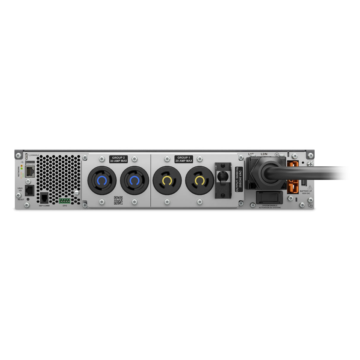 APC SRTL5KRM2UT uninterruptible power supply (UPS) Double-conversion (Online) 4.9 kVA 4900 W 4 AC outlet(s) - SRTL5KRM2UT APC