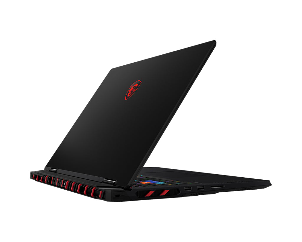 MSI Raider 18 HX AI A2XWJG-069US Intel Core Ultra 9 285HX Laptop 45.7 cm (18") UHD+ 64 GB DDR5-SDRAM 2 TB SSD NVIDIA GeForce RTX 5090 Wi-Fi 7 (802.11be) Windows 11 Pro Black - RAIDER18HXA2069 MSI