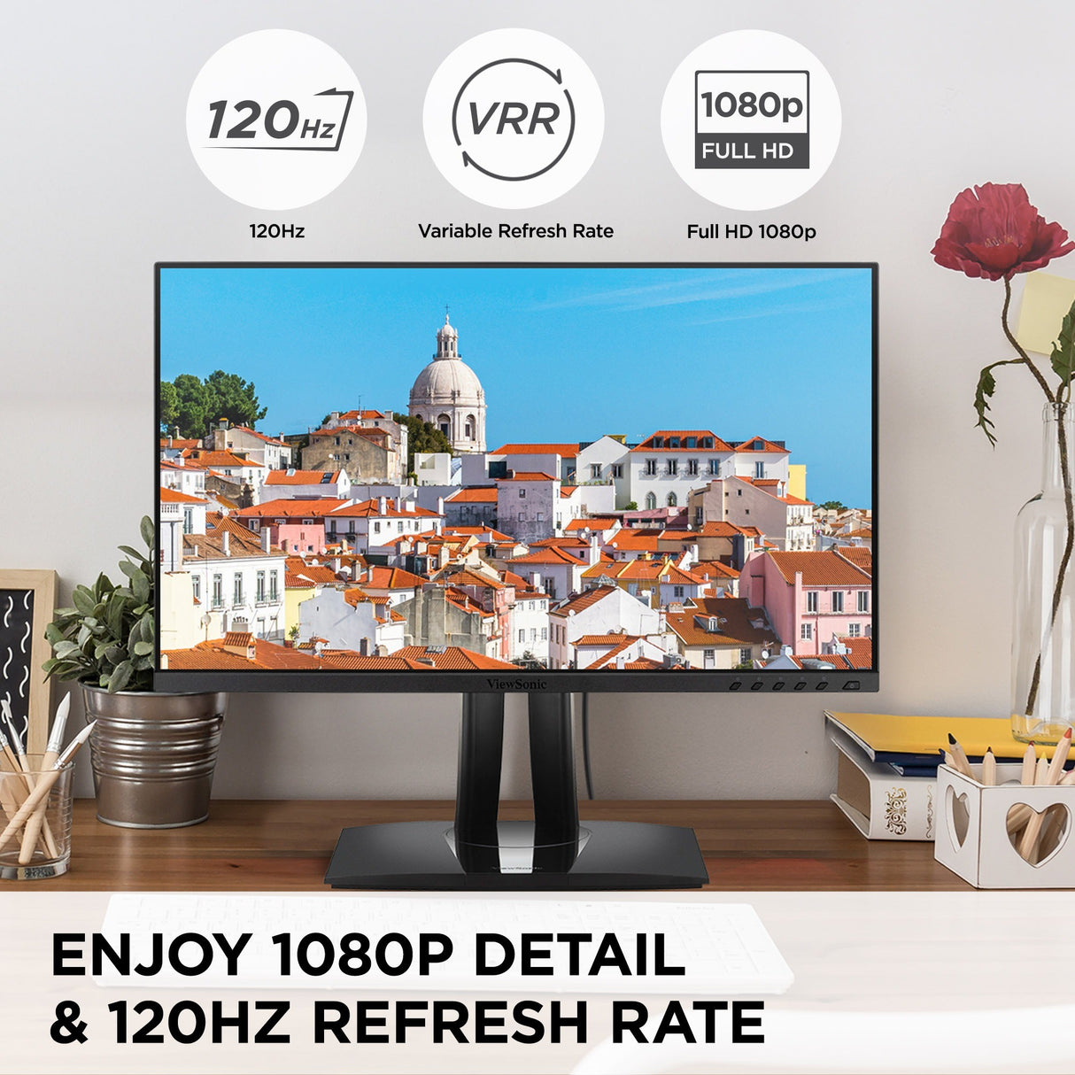 Viewsonic VP Series VP2456A computer monitor 61 cm (24") 1920 x 1080 pixels Full HD LED Black, Grey - VP2456A