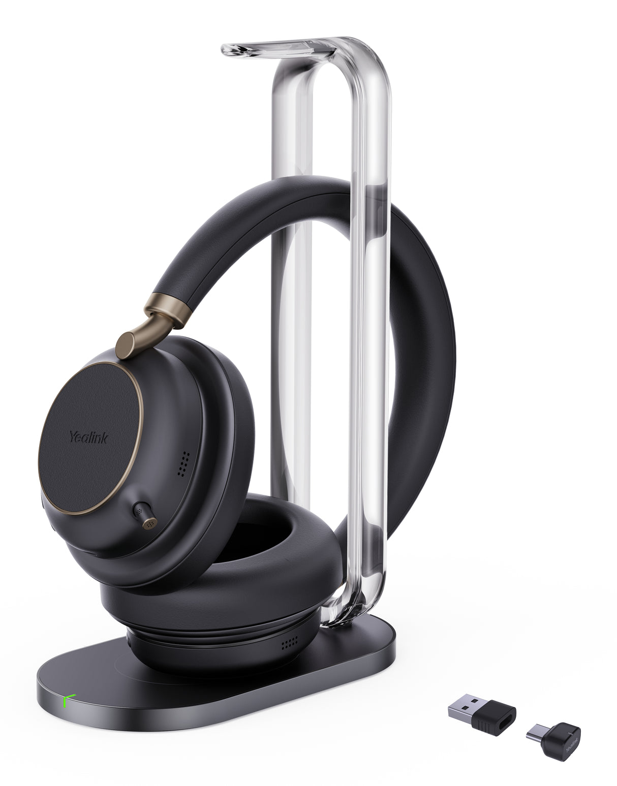 Yealink BH76 Plus with Charging Stand Teams Black USB-C/A Headset - 1208699
