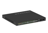 NETGEAR GSM4230UP Managed L2/L3/L4 Gigabit Ethernet (10/100/1000) Power over Ethernet (PoE) 1U Black - GSM4230UP-100NAS