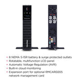 CyberPower PR1000RT2UC uninterruptible power supply (UPS) Line-Interactive 1 kVA 1000 W 8 AC outlet(s) - PR1000RT2UC