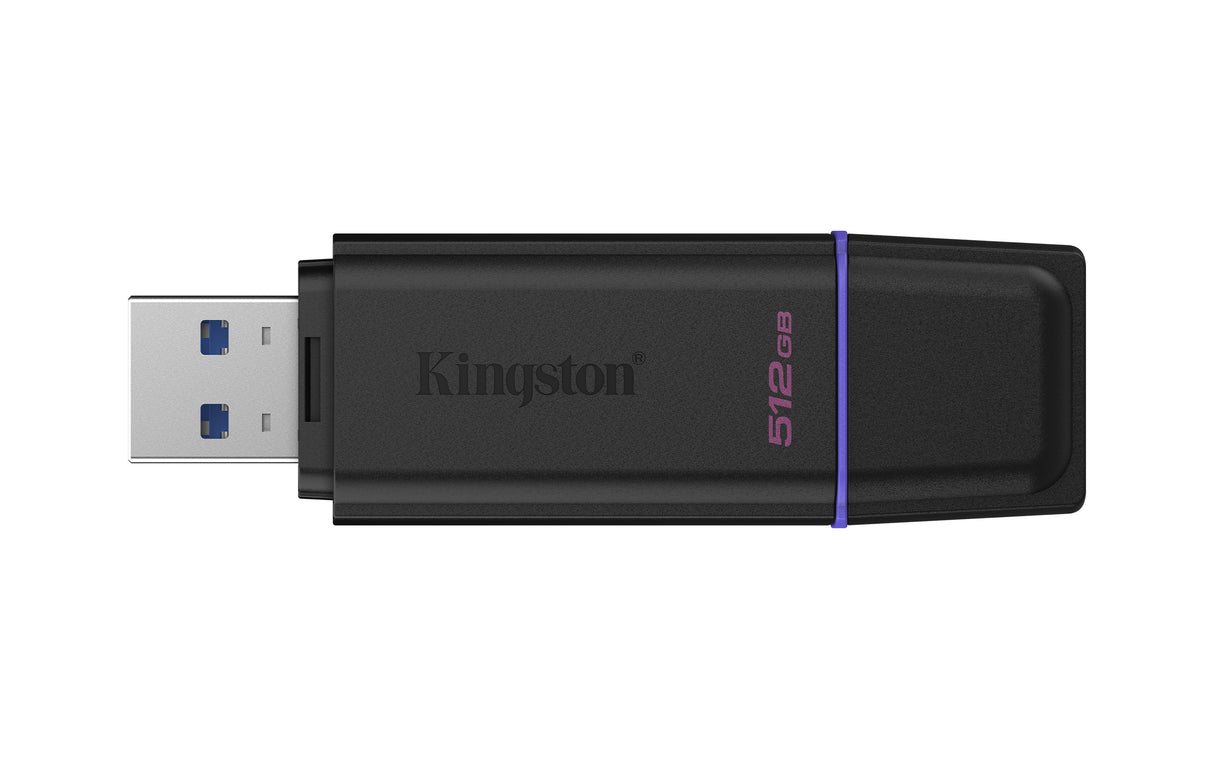 Kingston Technology DataTraveler 512GB Portable USB 3.2 Gen 1 Exodia Black/Purple - DTXG2/512GB