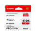 Canon (PFI-4100) Red Ink Tank (80mL) - 6785C002