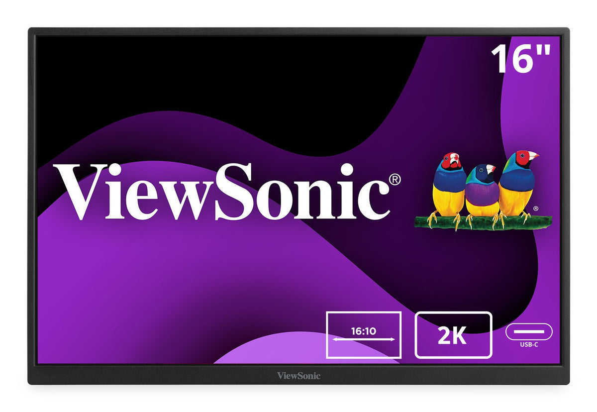 Viewsonic VG Series VG1656-2K computer monitor 40.6 cm (16") 2560 x 1600 pixels WQXGA LED Silver - VG1656-2K