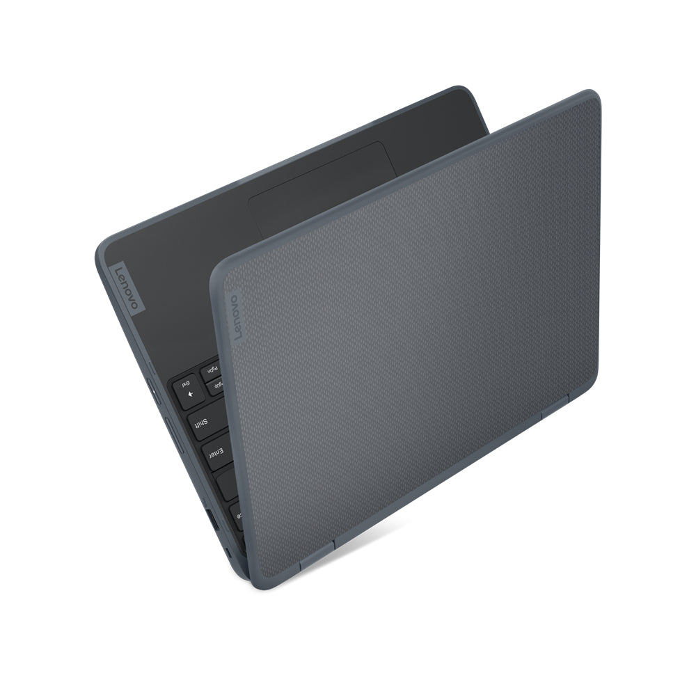 Lenovo 500w Yoga Gen 4 Intel® N N100 Hybrid (2-in-1) 31 cm (12.2") Touchscreen WUXGA 4 GB LPDDR5-SDRAM 128 GB SSD Wi-Fi 6 (802.11ax) Windows 11 Pro Academic US English Grey - 82VQ000EUS