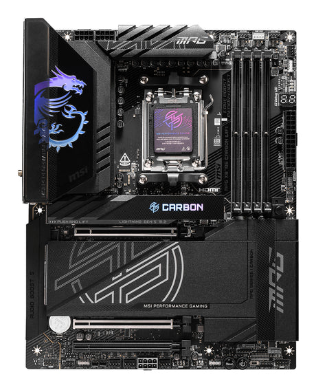 MSI MPG X870E CARBON WIFI motherboard AMD X870E Socket AM5 ATX - X870ECARBONWIFI7 MSI