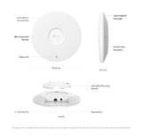 TP-Link Omada BE9300 Ceiling Mount Tri-Band Wi-Fi 7 Access Point - EAP772