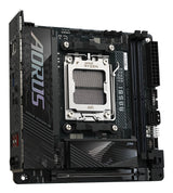 GIGABYTE B850I AORUS PRO Motherboard - AMD Ryzen 9000 Series CPUs, 8+2+1 Phases Digital VRM, up to 8400MHz DDR5 (OC), 1xPCIe 5.0 + 1xPCIe 4.0 M.2, 2.5LAN, WIFI 7, USB 3.2 Gen 2 - B850I AORUS PRO