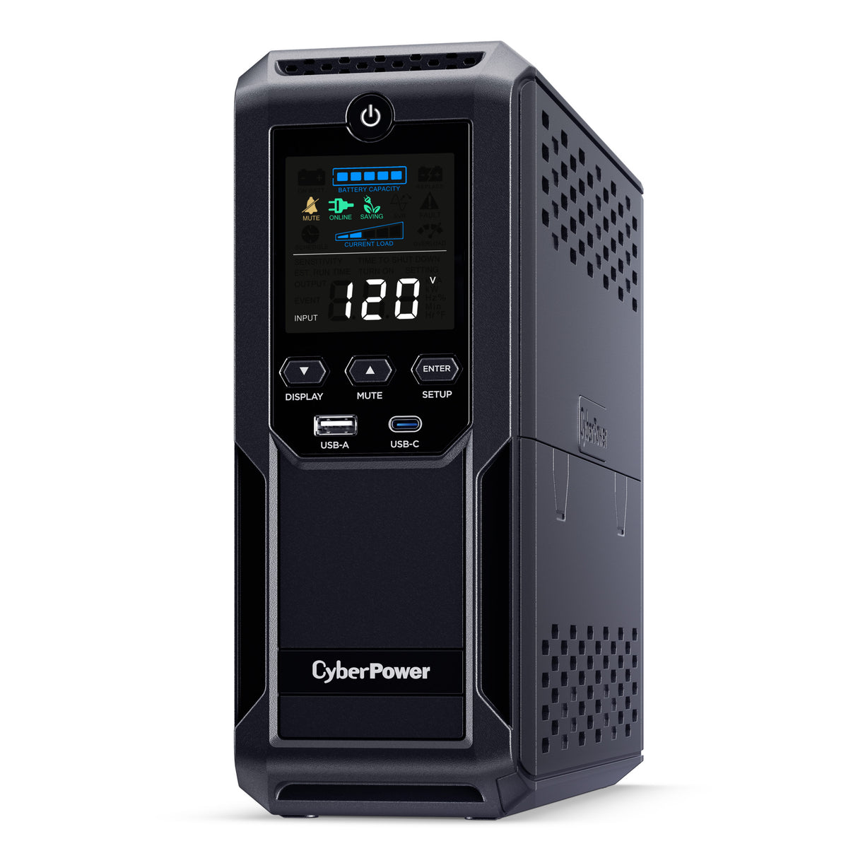 CyberPower LCD CP1500AVRLCD3 uninterruptible power supply (UPS) Line-Interactive 1.5 kVA 900 W 12 AC outlet(s) - CP1500AVRLCD3 CYBERPOWER