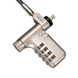 Targus ASP106RGLXS cable lock Silver, Black 2 m - ASP106RGLXS