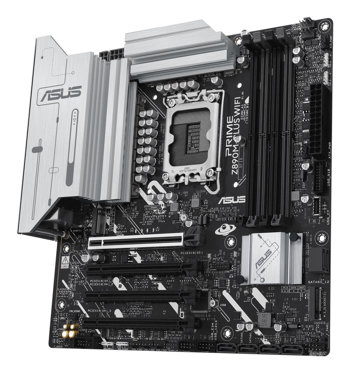 ASUS PRIME Z890M-PLUS WIFI Intel Z890 LGA 1851 (Socket V1) micro ATX - PRIME Z890M-PLUS WIFI