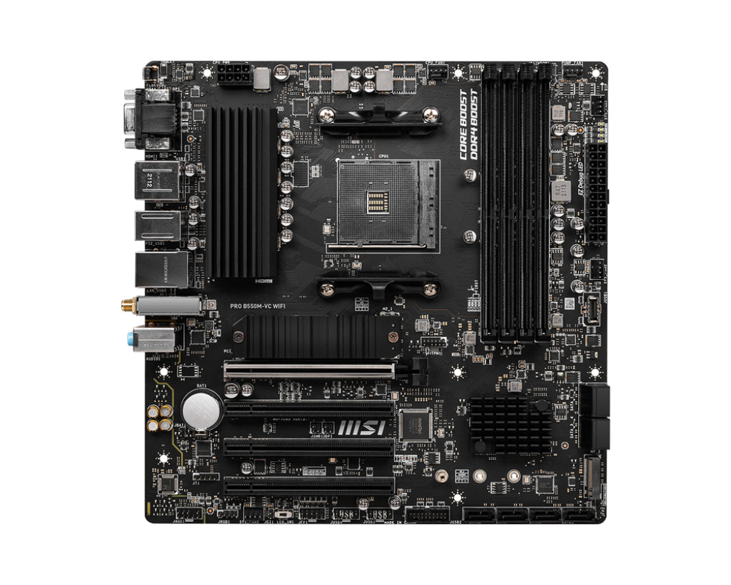 MSI PRO B550M-VC WIFI MBD AMD B550 Socket AM4 micro ATX - B550MPROVCWIFI
