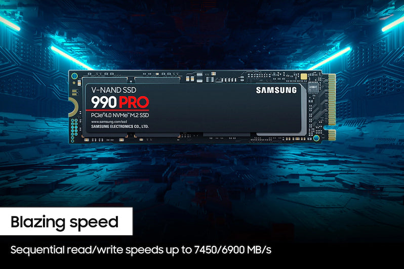 Samsung 990 PRO 4 TB M.2 PCI Express 4.0 NVMe V-NAND TLC - MZ-V9P4T0B/AM