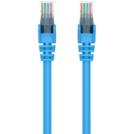BELKIN Belkin 900 Series Cat.6 UTP Patch Cable - RJ-45 Male Network - RJ-45 Male Network - 1ft - Blue - A3L980-01-BLU