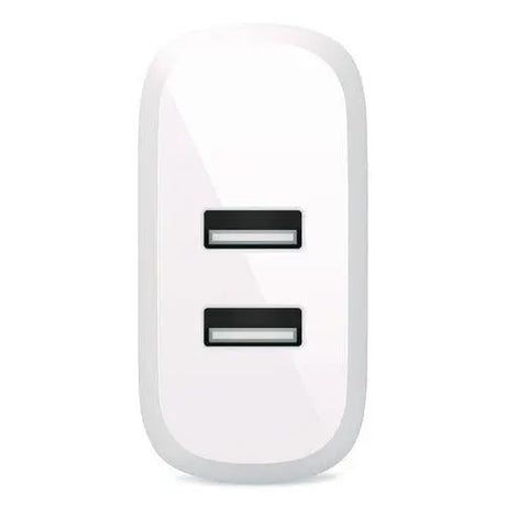 BELKIN BELKIN BOOST CHARGE Dual USB-A Wall Charger, White - WCB002DQWH