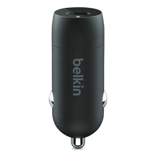 BELKIN BELKIN BOOST CHARGE USB-PD Car Charger + Lightning to USB-C Cable, 20 W, USB-C, Black - CCA003BT04BK