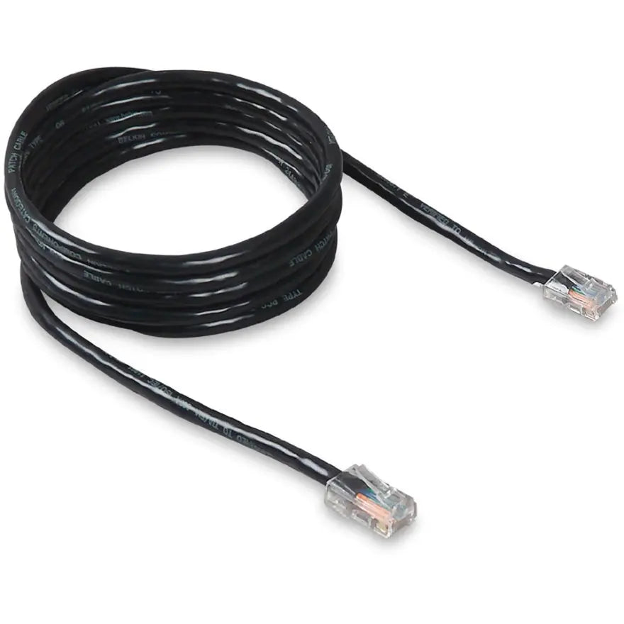 BELKIN Belkin Cat. 5e Patch Cable - RJ-45 Male - RJ-45 Male - 10ft - Black - A3L781-10-BLK