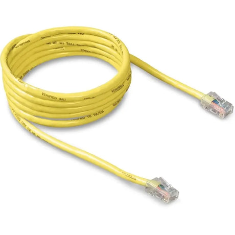 BELKIN Belkin Cat. 5e Patch Cable - RJ-45 Male - RJ-45 Male - 10ft - Yellow - A3L781-10-YLW