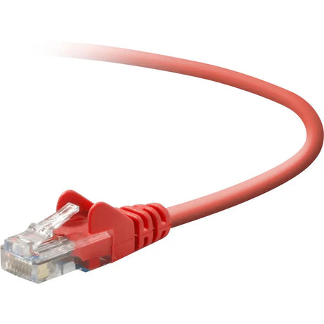 BELKIN Belkin Cat. 5e Patch Cable - RJ-45 Male - RJ-45 Male - 7ft - Red - A3L791B07-RED-S