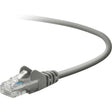 BELKIN Belkin Cat. 5E UTP Patch Cable - RJ-45 Male - RJ-45 Male - 10ft - Gray - A3L791B10-S