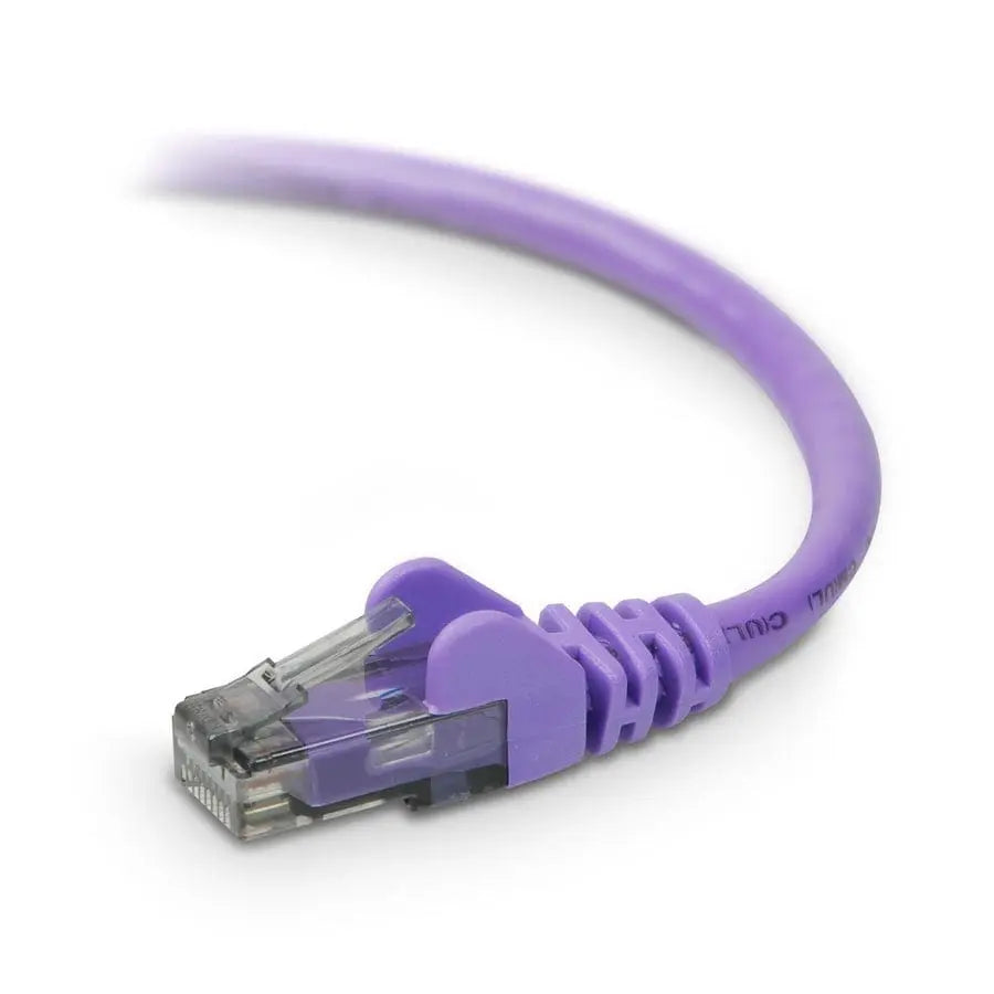 BELKIN Belkin Cat. 6 High Performance UTP Patch Cable - RJ-45 Male - RJ-45 Male - 14ft - Purple - A3L980-14-PUR-S